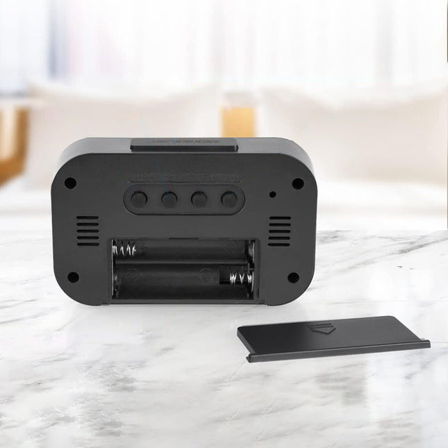 Kompakt batteridrevet reisevekkerklokke