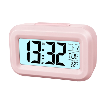 Kompakt batteridrevet reisevekkerklokke