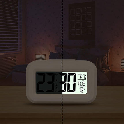 Kompakt batteridrevet reisevekkerklokke