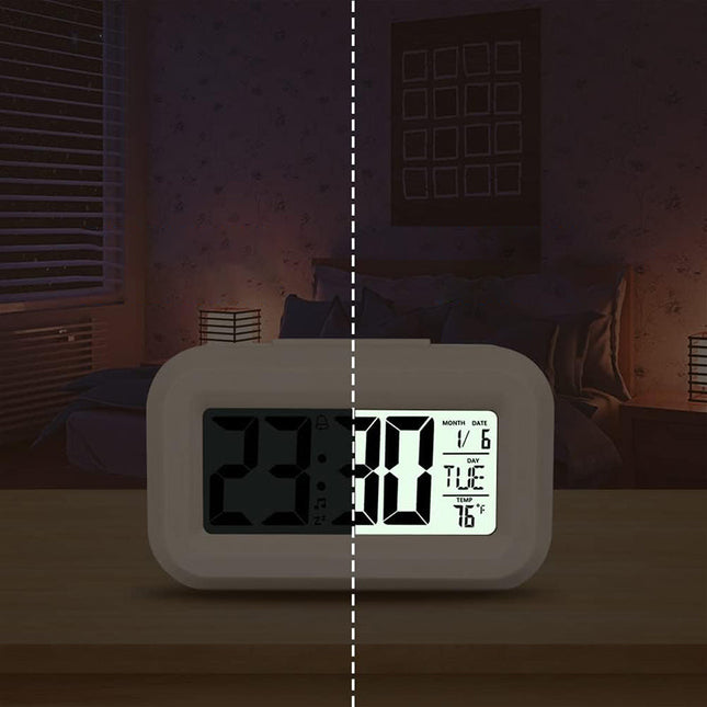 Kompakt batteridrevet reisevekkerklokke