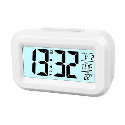 Kompakt batteridrevet reisevekkerklokke