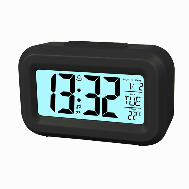 Kompakt batteridrevet reisevekkerklokke