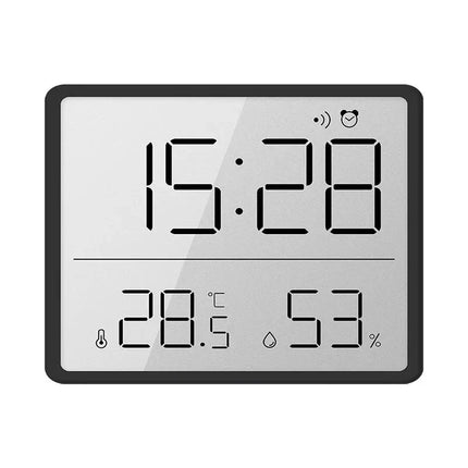 Kompakt digital reisevekkerklokke med alarm