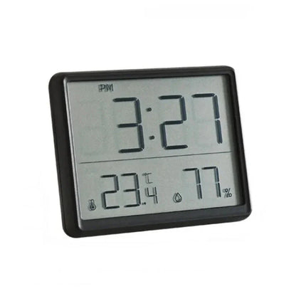 Kompakt digital reisevekkerklokke med alarm