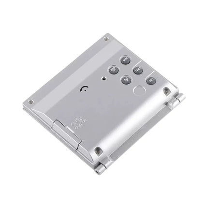 Sammenleggbar digital vekkerklokke for reise