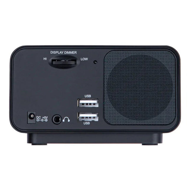 Digital klokkeradio med store tall