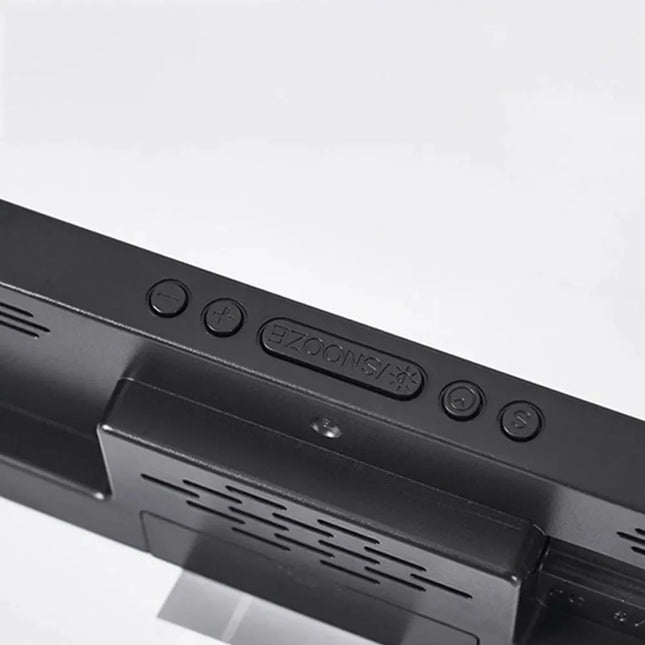 Moderne digital vekkerklokke med LED-display