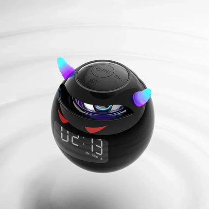 Kul djevel design vekkerklokke med Bluetooth