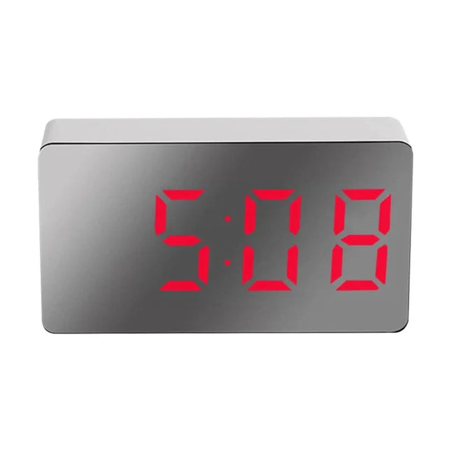 Enkel digital vekkerklokke med speilskjerm