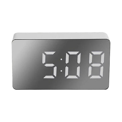 Enkel digital vekkerklokke med speilskjerm