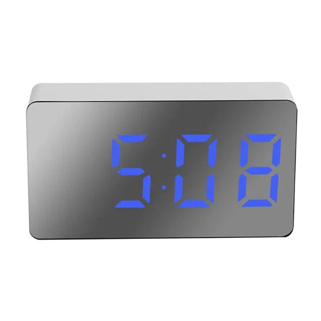 Enkel digital vekkerklokke med speilskjerm