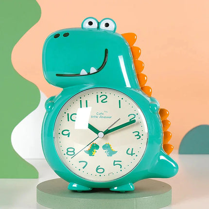 Analog dinosaur vekkerklokke for barnerommet