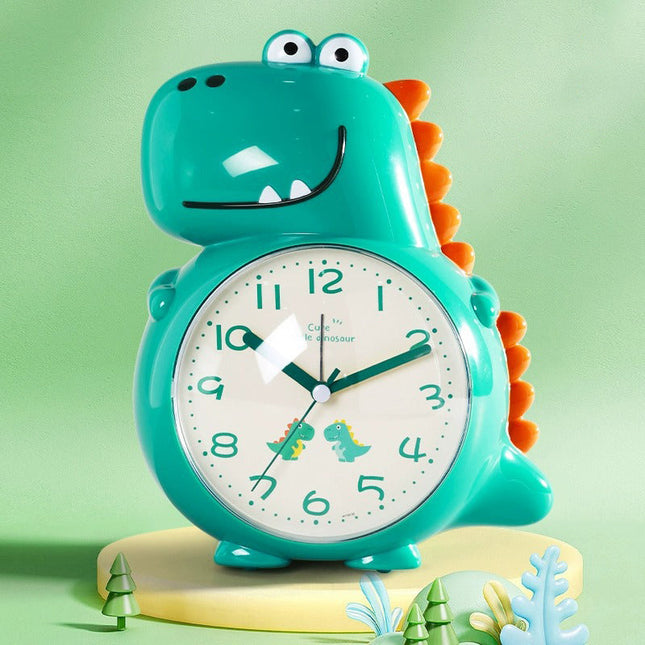 Analog dinosaur vekkerklokke for barnerommet