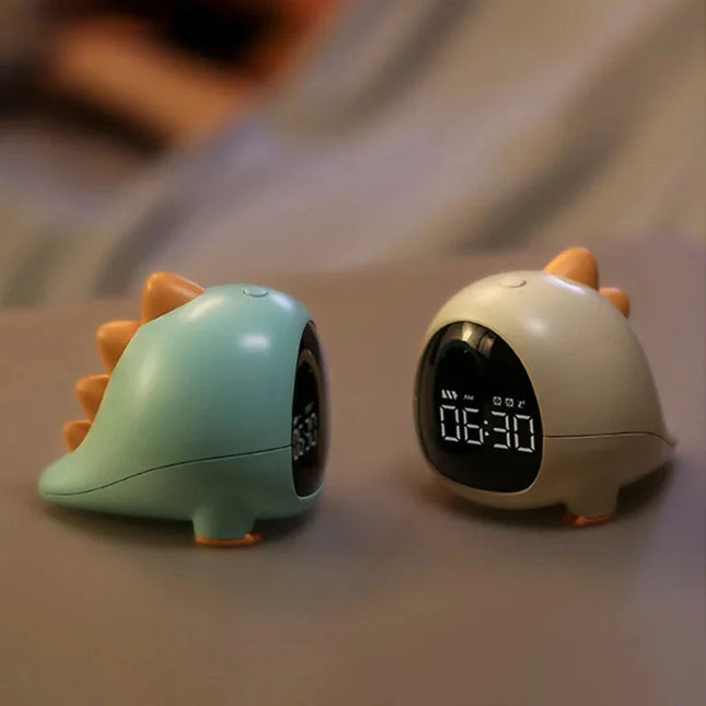 Digital dinosaur vekkerklokke for barn