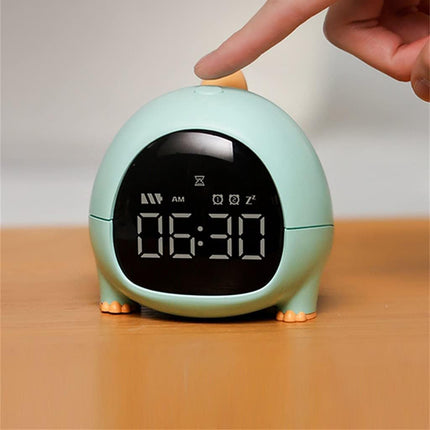 Digital dinosaur vekkerklokke for barn