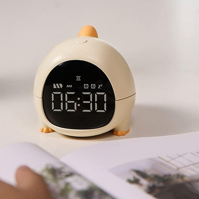 Digital dinosaur vekkerklokke for barn