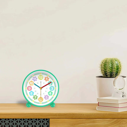 Pedagogisk vekkerklokke for å lære klokken