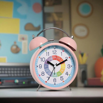 Lærerik vekkerklokke for å lære klokken