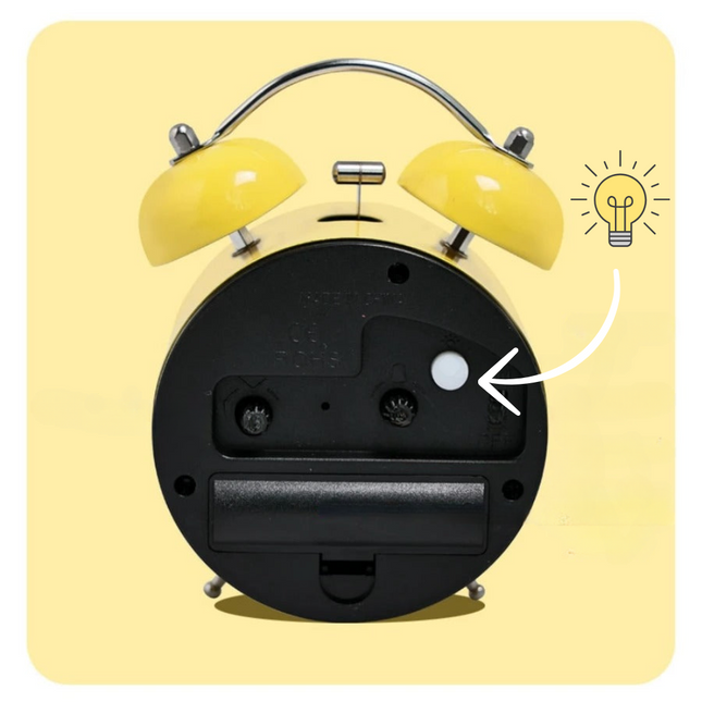 Lærerik vekkerklokke for å lære klokken