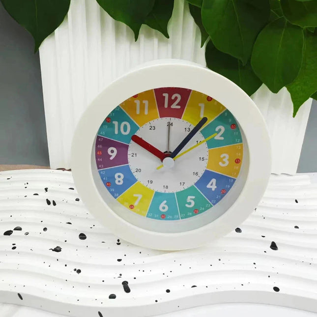 Lærerik vekkerklokke med nattlys funksjon