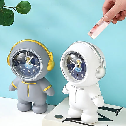 Analog astronaut vekkerklokke for barnerom