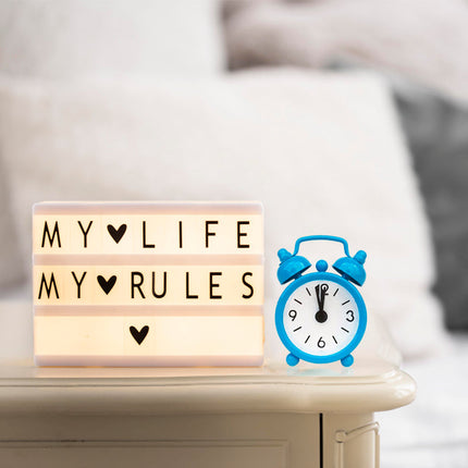 Mini klassisk vekkerklokke for barn