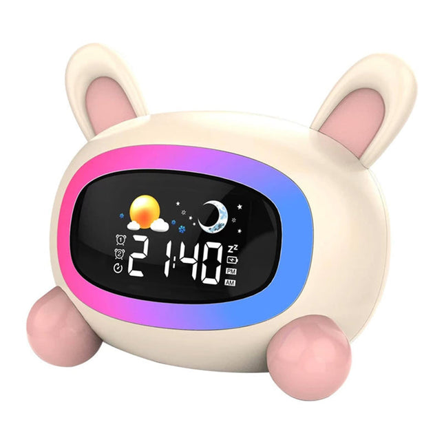 Digital vekkerklokke for jenter med nattlys