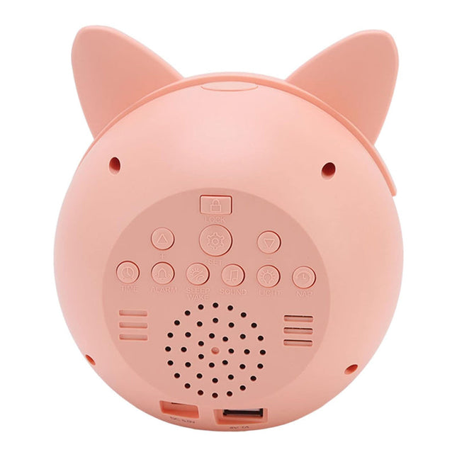 Vekkerklokke med nattlys for barnerommet