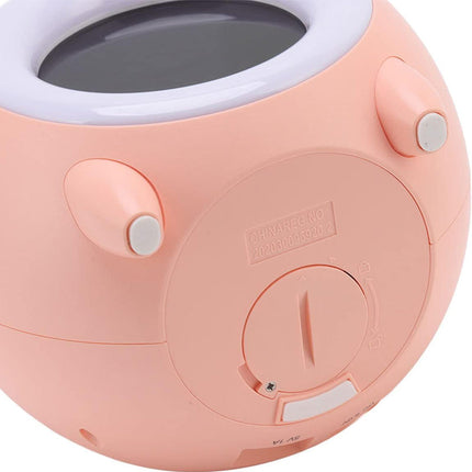 Vekkerklokke med nattlys for barnerommet