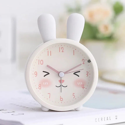 Rosa kanin analog vekkerklokke for jenter