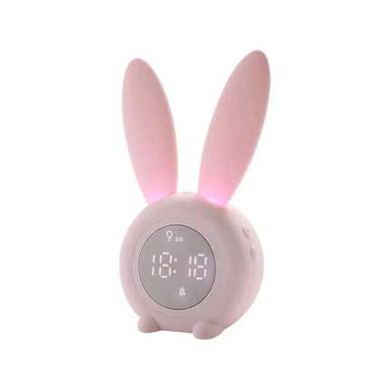Digital kanin vekkerklokke med nattlys