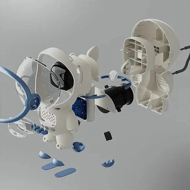 Digital astronaut vekkerklokke for gutter