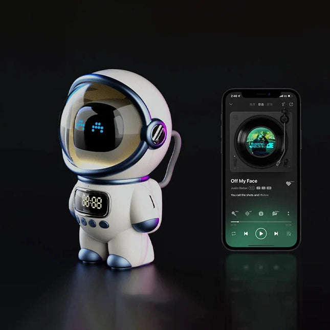 Digital astronaut vekkerklokke for gutter