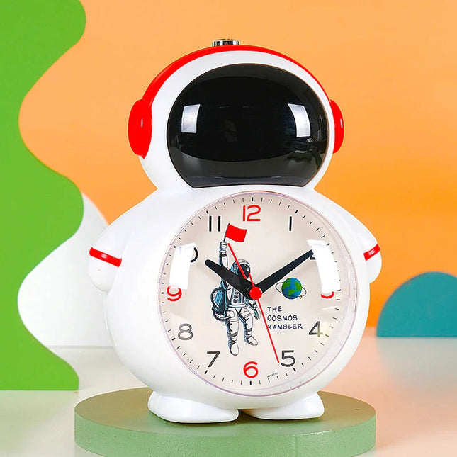 Kul astronaut vekkerklokke for gutterommet
