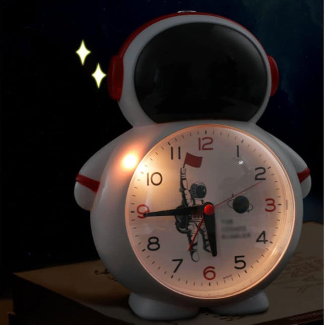 Kul astronaut vekkerklokke for gutterommet