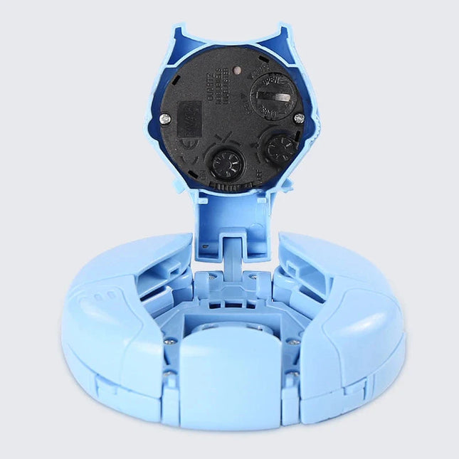 Analog robot vekkerklokke for gutter