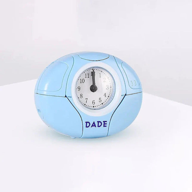 Analog robot vekkerklokke for gutter