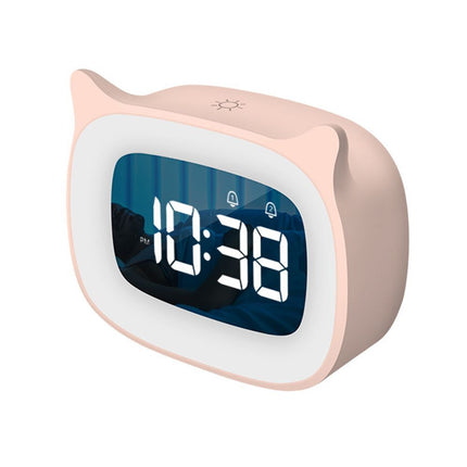 Rosa søvntrener klokke for barn