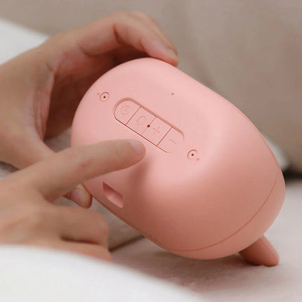 Søt kanin vekkerklokke med nattlys