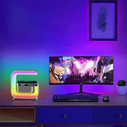 Smart G-lampe med Bluetooth-høyttaler