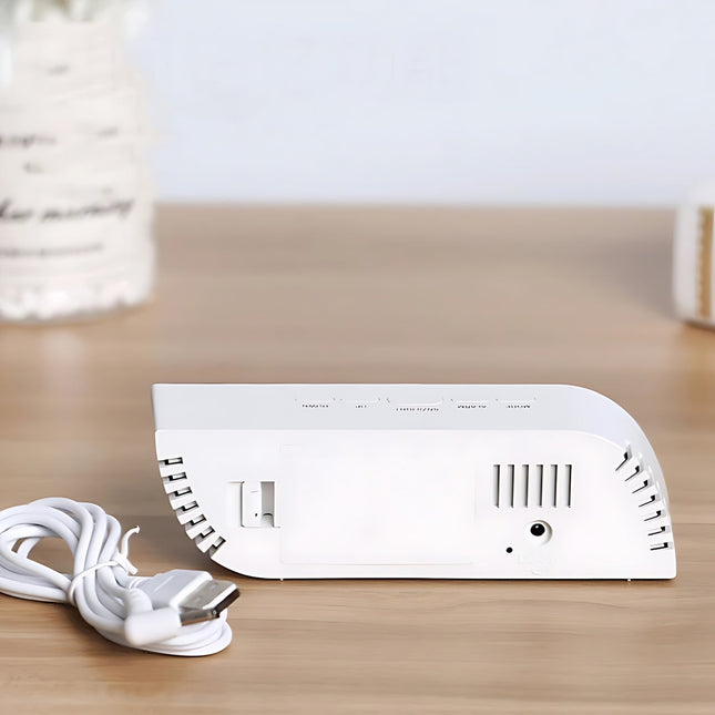 Digital vekkerklokke med speil display