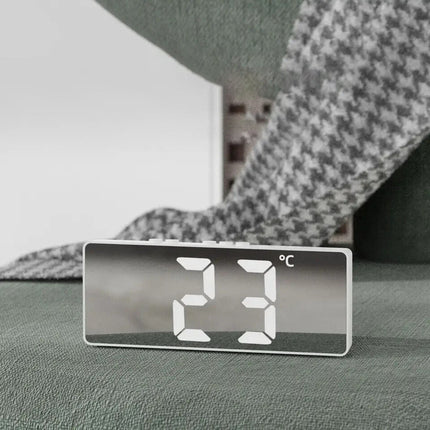 Trådløs digital LED-vekkerklokke med alarm