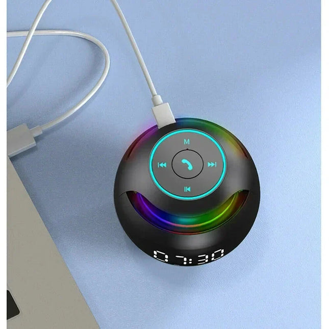 Vekkerklokke med lys og MP3-spiller