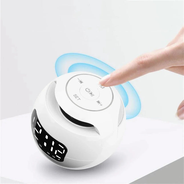 Lysterapi vekkerklokke med dobbel alarm