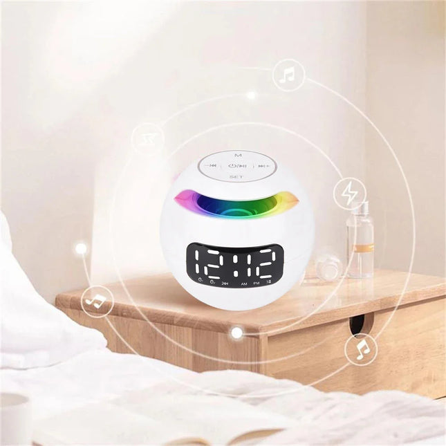 Lysterapi vekkerklokke med dobbel alarm