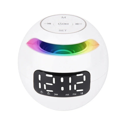Lysterapi vekkerklokke med dobbel alarm