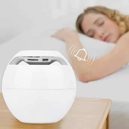 Lysterapi vekkerklokke med dobbel alarm
