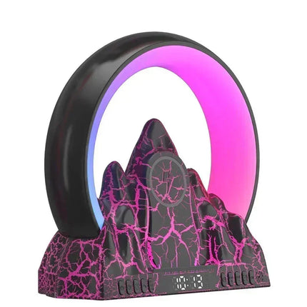 Nattlampe med vekkerklokke for barn