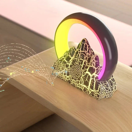 Nattlampe med vekkerklokke for barn