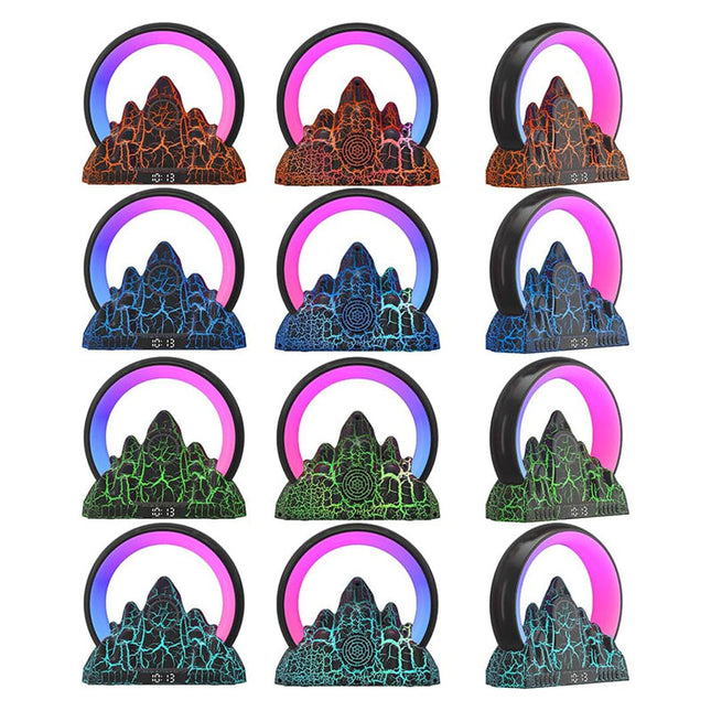 Nattlampe med vekkerklokke for barn